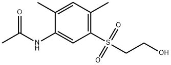 N-[5-[(2-hydroxyethyl)sulphonyl]-2,4-dimethylphenyl]acetamide,67674-30-0,结构式