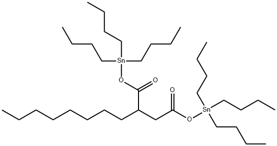 2-辛基丁二酸二(三丁基锡),67701-37-5,结构式
