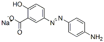 sodium 5-[(4-aminophenyl)azo]salicylate 结构式