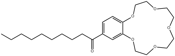 4-DECANOYLBENZO-15-CROWN-5 结构式