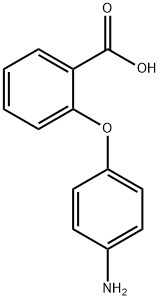 2-(4-アミノフェノキシ)安息香酸 化学構造式