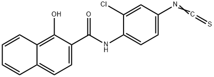 2'-chloro-1-hydroxy-2-naphthanilide-4'-isothiocyanate,67728-25-0,结构式