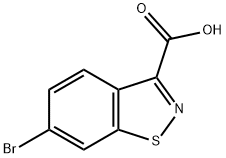 6-溴-1,2-苯并异噻唑-3-甲酸,677304-75-5,结构式