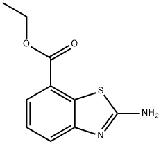 2-氨基苯并[D]噻唑-7-羧酸乙酯 结构式