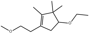 Cyclopentene, 4-ethoxy-1-(2-methoxyethyl)-2,3,3-trimethyl- (9CI),677313-37-0,结构式