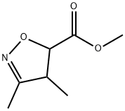 5-Isoxazolecarboxylicacid,4,5-dihydro-3,4-dimethyl-,methylester(9CI) Struktur