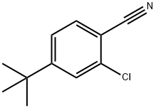 4-tert-butyl-2-chlorobenzonitrile 化学構造式