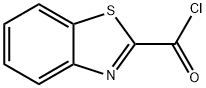 ベンゾチアゾール-3-カルボニルクロライド 塩化物 化学構造式