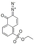 6-ジアゾ-5,6-ジヒドロ-5-オキソ-1-ナフタレンスルホン酸エチル 化学構造式