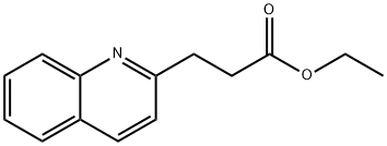 2-Quinolinepropanoic acid, ethyl ester Structure