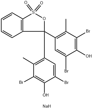 67763-24-0 3-[3,5-ジブロモ-2-メチル-4-(ソジオオキシ)フェニル]-3-(3,5-ジブロモ-2-メチル-4-ヒドロキシフェニル)-3H-2,1-ベンゾオキサチオール1,1-ジオキシド