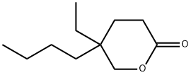 5-丁基-5-乙基四氢-2H-吡喃-2-酮(9CI),67770-79-0,结构式