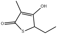 2(5H)-Thiophenone, 5-ethyl-4-hydroxy-3-methyl- (9CI) 化学構造式