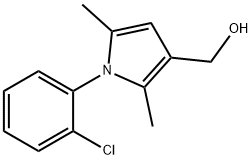 1-(2-CHLOROPHENYL)-2,5-DIMETHYL-1H-PYRROLE-3-METHANOL Structure