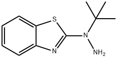 Benzothiazole, 2-[1-(1,1-dimethylethyl)hydrazino]- (9CI) Structure