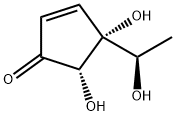 2-Cyclopenten-1-one, 4,5-dihydroxy-4-[(1R)-1-hydroxyethyl]-, (4R,5S)- (9CI),677751-79-0,结构式
