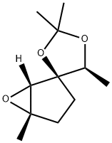 Spiro[1,3-dioxolane-4,2-[6]oxabicyclo[3.1.0]hexane], 2,2,5,5-tetramethyl-, (1S,2R,5S,5S)- (9CI) 结构式