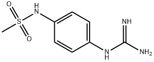 N-[4-[(Aminoiminomethyl)amino]phenyl]methanesulfonamide Structure