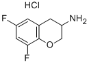 6,8-DIFLUORO-CHROMAN-3-YLAMINE HYDROCHLORIDE,677773-53-4,结构式