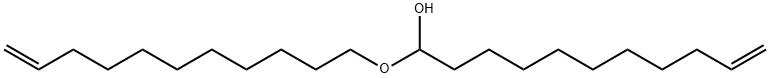 1-(10-ウンデセニルオキシ)-10-ウンデセン-1-オール 化学構造式