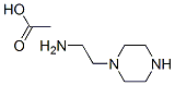piperazine-1-ethylamine monoacetate Structure