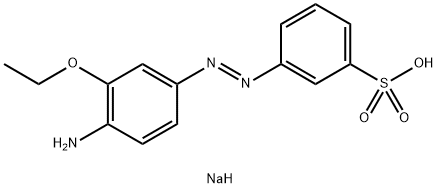 3-[(4-Amino-3-ethoxyphenyl)azo]benzenesulfonic acid sodium salt,67786-13-4,结构式