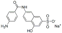 나트륨7-[(4-아미노벤조일)아미노]-4-히드록시나프탈렌-2-술포네이트