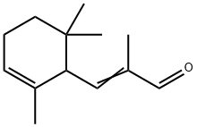 3-(2,6,6-trimethyl-2-cyclohexen-1-yl)methacrylaldehyde,67801-14-3,结构式