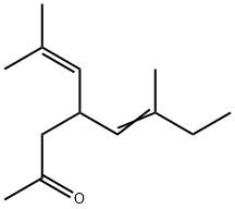 6-methyl-4-(2-methyl-1-propenyl)oct-5-en-2-one Struktur