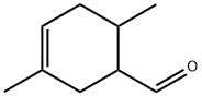 3,6-ジメチル-3-シクロヘキセン-1-カルボアルデヒド 化学構造式