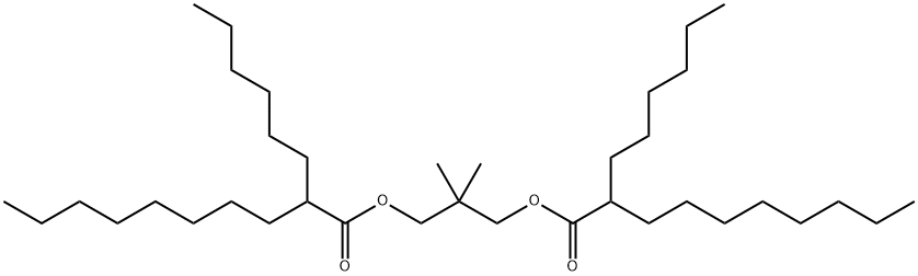 2,2-dimethyl-1,3-propanediyl bis(2-hexyldecanoate) Structure