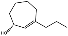 2-Cyclohepten-1-ol, 3-propyl-, (1R)- (9CI) Struktur