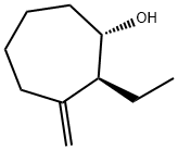 Cycloheptanol, 2-ethyl-3-methylene-, (1S,2S)- (9CI) Structure