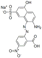 67815-66-1 sodium hydrogen 2-[(2-amino-5-hydroxy-7-sulphonato-1-naphthyl)azo]-5-nitrobenzoate 