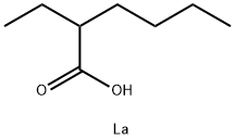 トリス(2-エチルヘキサン酸)ランタン 化学構造式