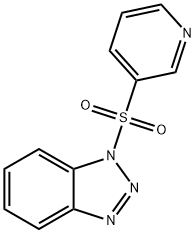 1-(3-PYRIDINYLSULFONYL)-1H-BENZOTRIAZOLE Structure