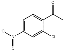 2'-クロロ-4'-ニトロアセトフェノン 化学構造式