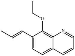 Quinoline, 8-ethoxy-7-(1-propenyl)-, (E)- (9CI) Struktur