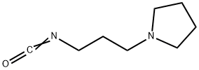 Pyrrolidine, 1-(3-isocyanatopropyl)- (9CI) Structure