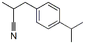 3-(p-isopropylphenyl)-2-methylpropiononitrile Structure