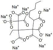 sodium 1-(2-ethylhexoxycarbonyl)nonane-1-sulfonate,67845-70-9,结构式