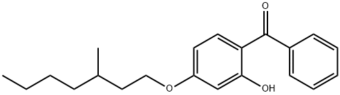 2-hydroxy-4-[(3-methylheptyl)oxy]phenyl phenyl ketone,67845-97-0,结构式