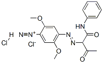 67846-59-7 2,5-dimethoxy-4-[[2-oxo-1-[(phenylamino)carbonyl]propyl]azo]benzenediazonium chloride monohydrochloride