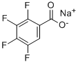 2,3,4,5-テトラフルオロ安息香酸ナトリウム 化学構造式