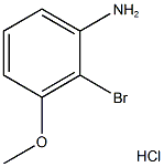 2-溴-3-甲氧基苯胺盐酸盐,67853-38-7,结构式