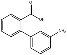 2-(3-アミノフェニル)安息香酸 化学構造式