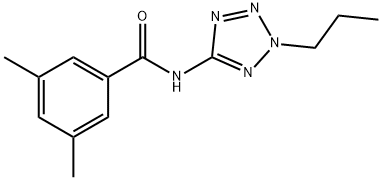 Benzamide, 3,5-dimethyl-N-(2-propyl-2H-tetrazol-5-yl)- (9CI) Structure