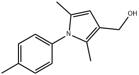1H-PYRROLE-3-METHANOL, 2,5-DIMETHYL-1-(4-METHYLPHENYL)- Structure