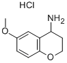6-甲氧基-苯并二氢吡喃-4-胺盐酸盐, 67858-19-9, 结构式
