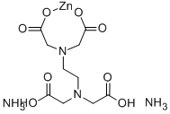 Diammonium-[[N,N'-ethylenbis[N-(carboxylatomethyl)glycinato]](4-)-N,N',O,O',ON,ON']zincat(2-)